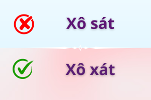 Xô xát hay xô sát