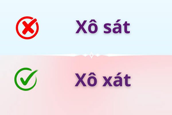 Xô xát hay xô sát