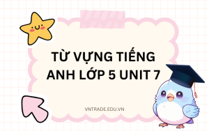 Từ vựng tiếng Anh lớp 5 unit 7