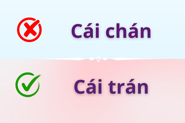 Cái trán hay cái chán