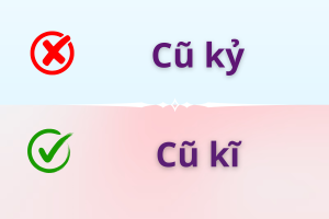 Cũ kĩ hay cũ kỷ