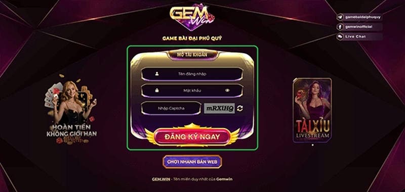 Tại Sao Nên Chọn Gemwin Để Đăng Ký Tài Xỉu?