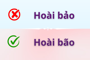 Hoài bảo hay hoài bão