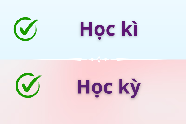 Học kì hay Học kỳ