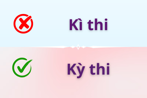 Kỳ thi hay kì thi