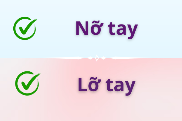 Nỡ tay hay lỡ tay