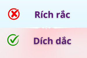 Rích rắc hay dích dắc