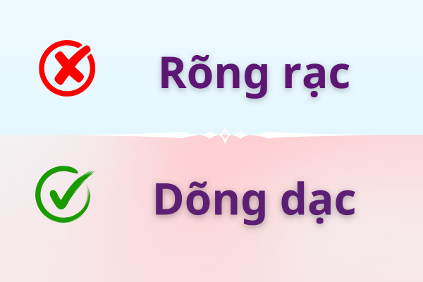 Rõng rạc hay dõng dạc