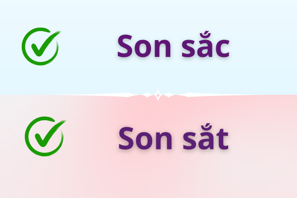 Son sắc hay son sắt