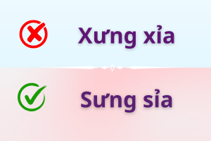 Sưng sỉa hay xưng xỉa
