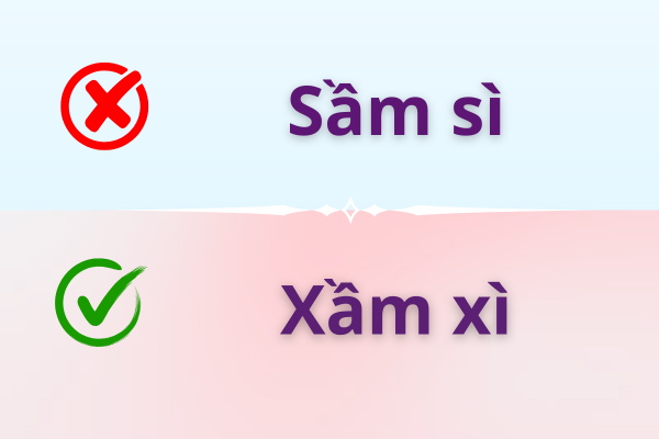 Xầm xì hay sầm sì
