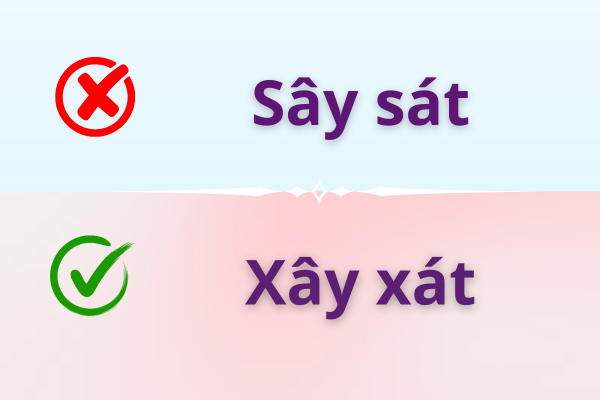 Xây xát hay sây sát