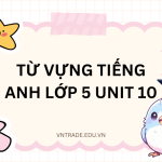 từ vựng tiếng Anh lớp 5 unit 10