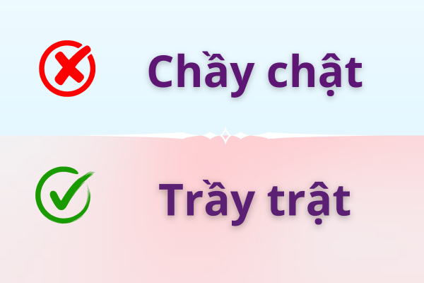 Chầy chật hay trầy trật
