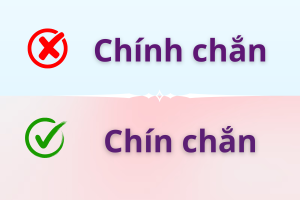Chính chắn hay chín chắn