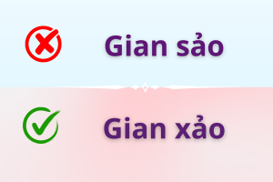 Gian xảo hay gian sảo