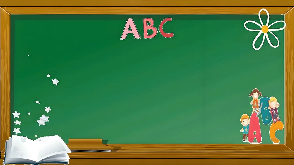 mẫu nền powerpoint bảng xanh có dòng kẻ 
