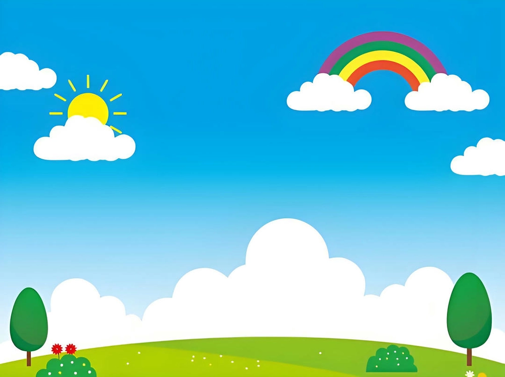 background powerpoint phong cảnh bầu trời xanh 
