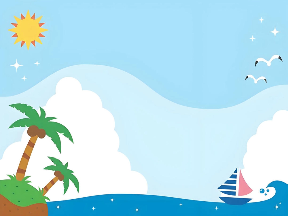 hình nền powerpoint đại dương xanh 