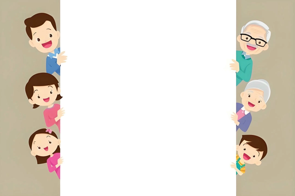 hình nền slide gia đình dễ thương, ngộ nghĩnh 