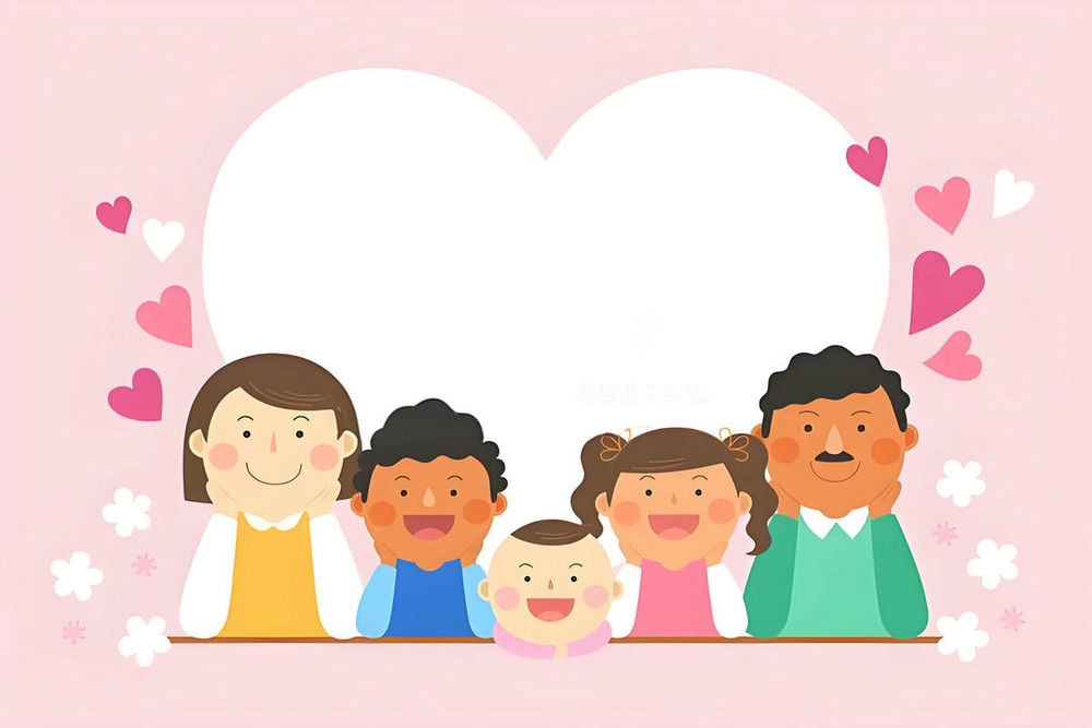 background powerpoint chủ đề gia đình hạnh phúc 