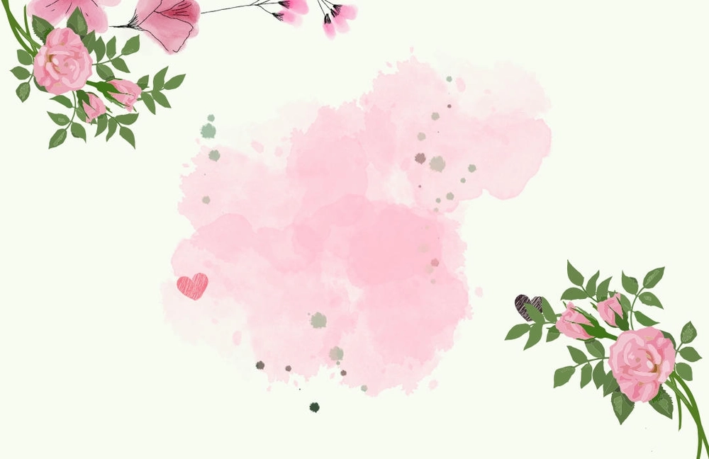 hình nền powerpoint cute màu hồng baby 