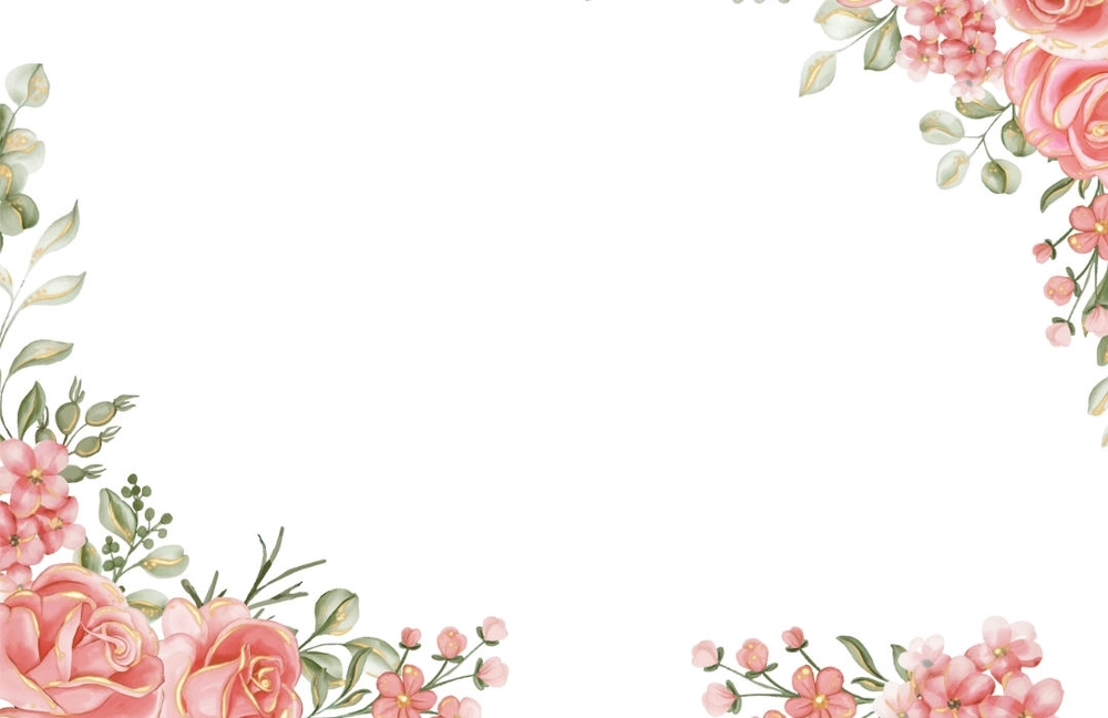 background PowerPoint hoa hồng nền hồng pastel 