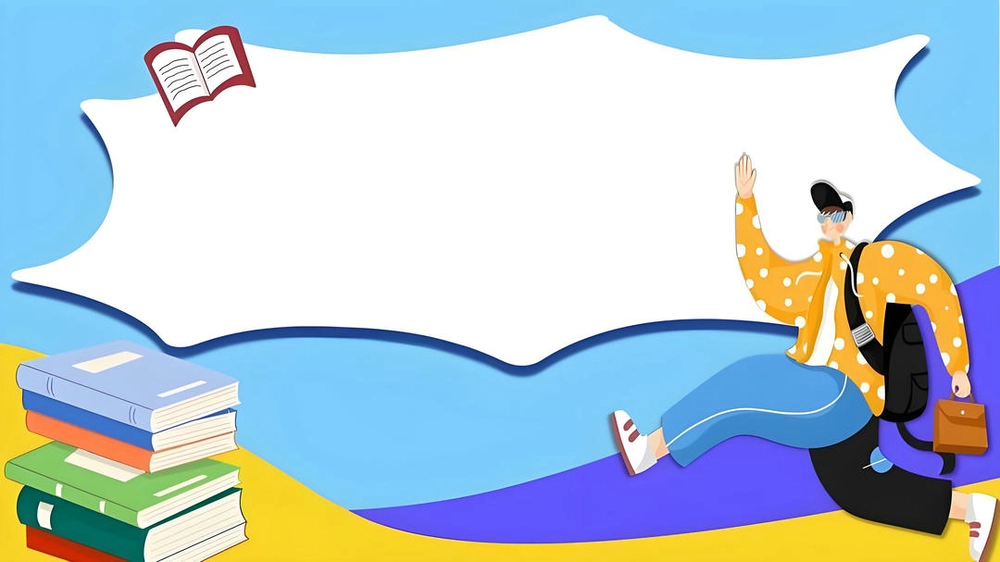 background slide hình quyển sách sáng tạo 