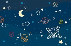 slide trình chiếu powerpoint chủ đề không gian