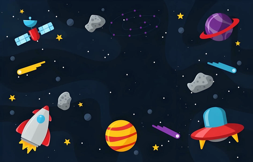 background hình nền powerpoint galaxy 