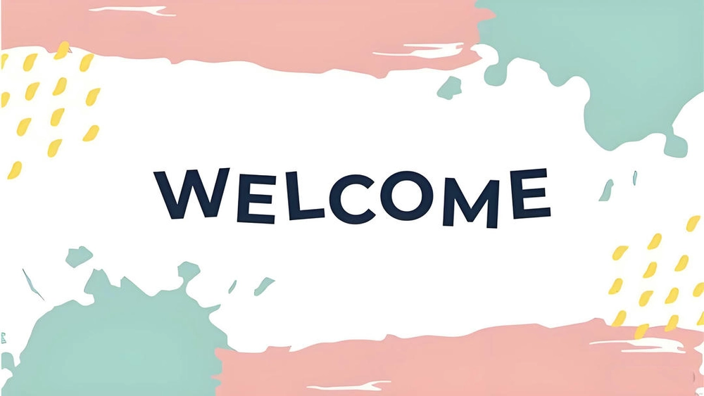 mẫu hình nền slide welcome đẹp nhất 