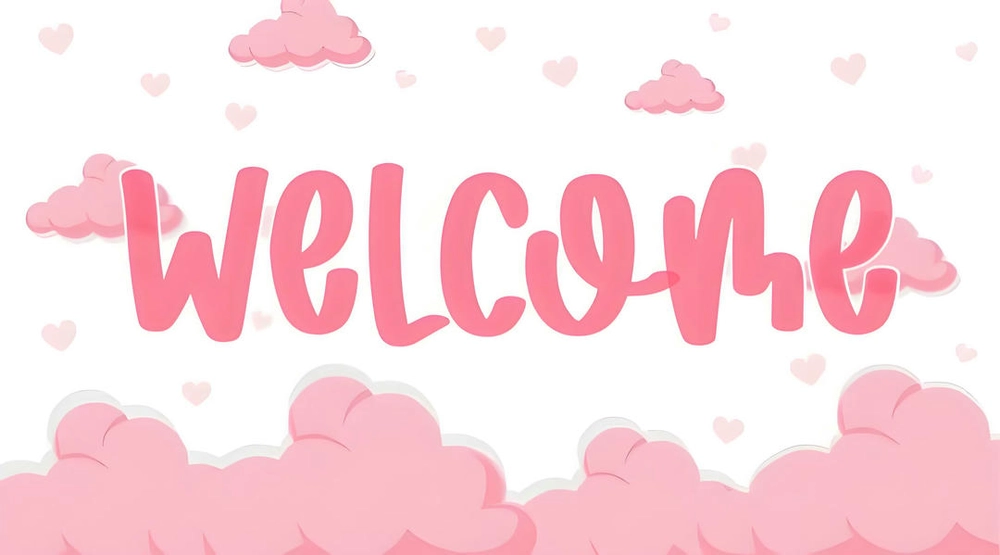 background welcome thuyết trình sinh động 