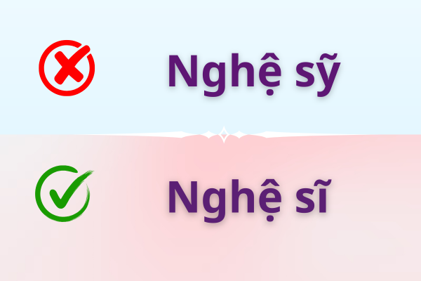 Nghệ sỹ hay nghệ sĩ