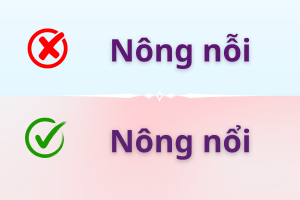 Nông nổi hay nông nỗi