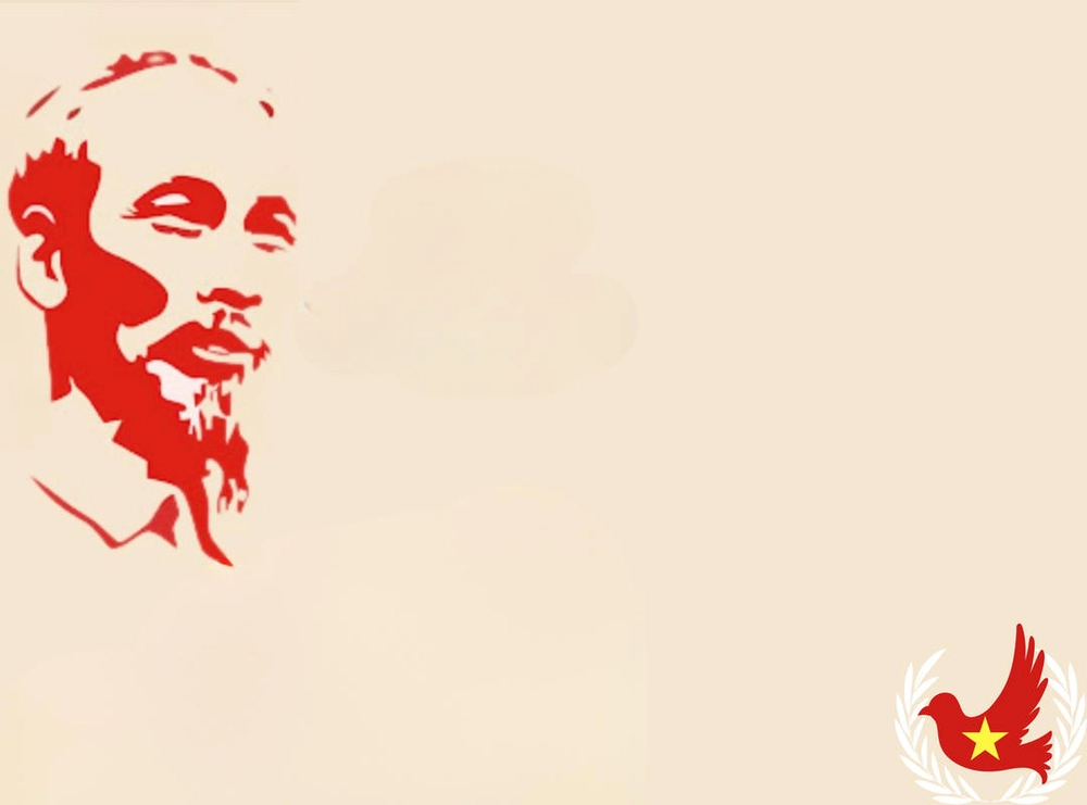 mẫu trình bày về bác hồ 