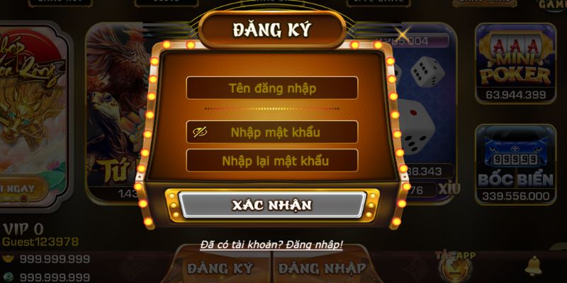 Tại tài khoản VND789 nhanh chóng chỉ với vài cú click