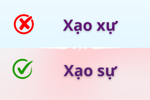 Xạo sự hay xạo xự