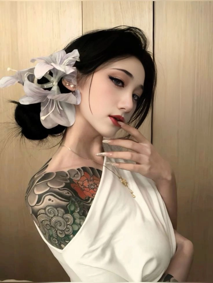 ảnh gái xinh ngầu pose dáng đầy khí chất 