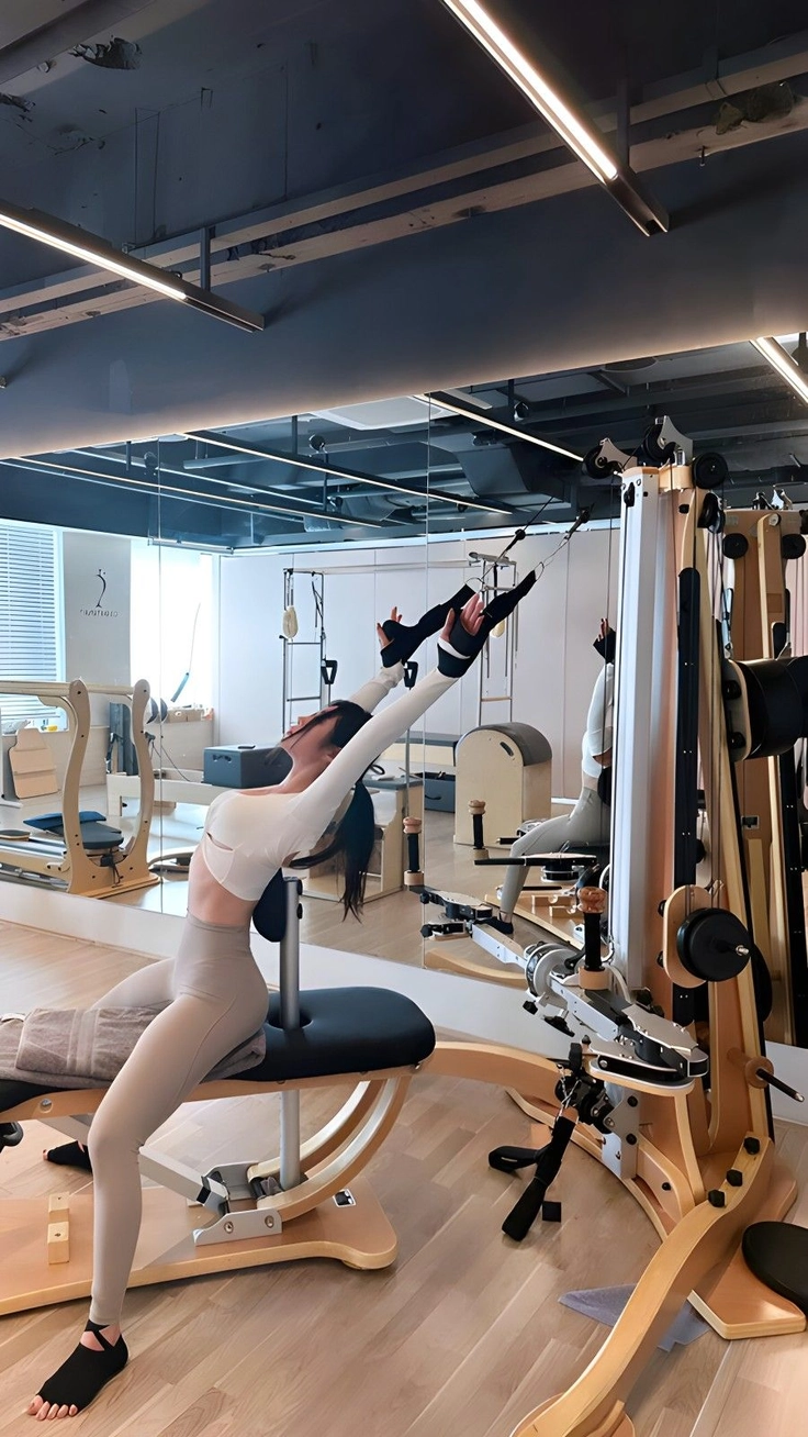 hình ảnh gái tập gym đầy năng lượng 