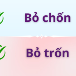Bỏ chốn hay bỏ trốn