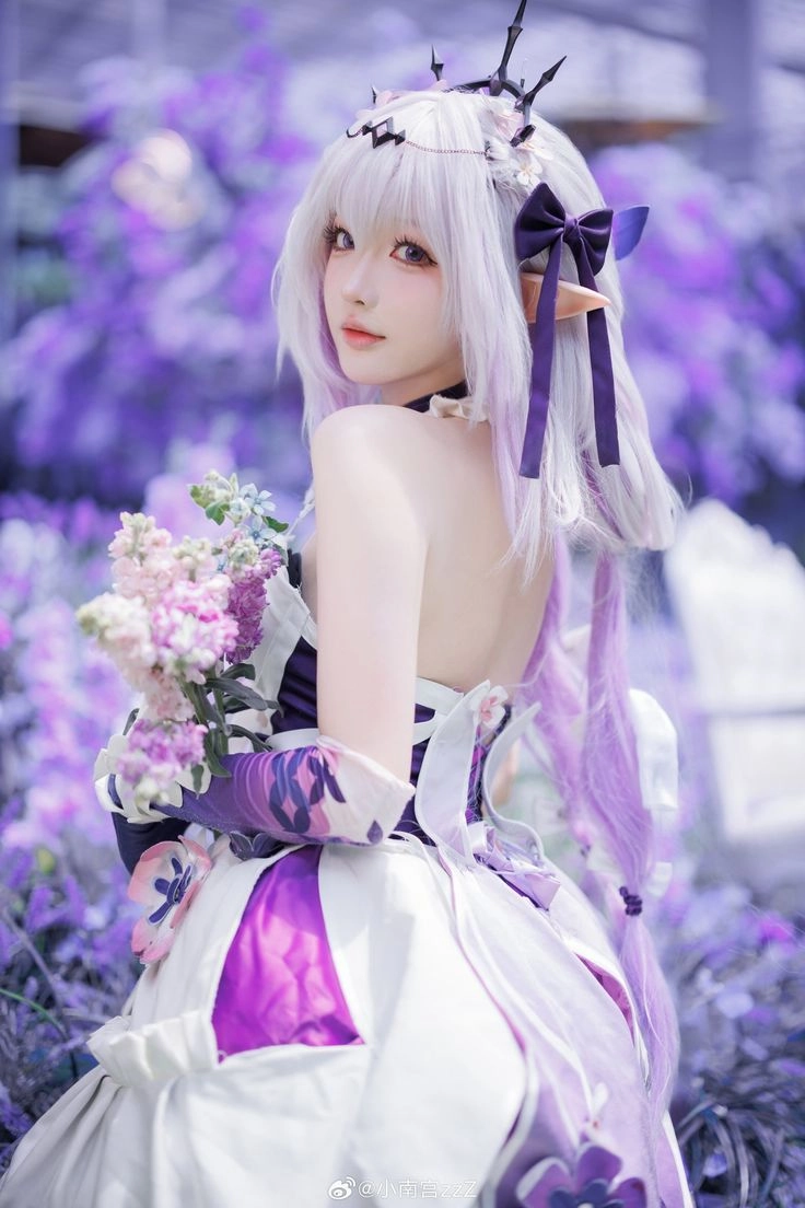 cosplay liên quân gái xinh tóc dài che mặt 