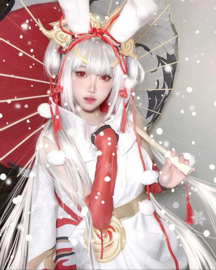 gái xinh cosplay anime với trang phục học sinh 