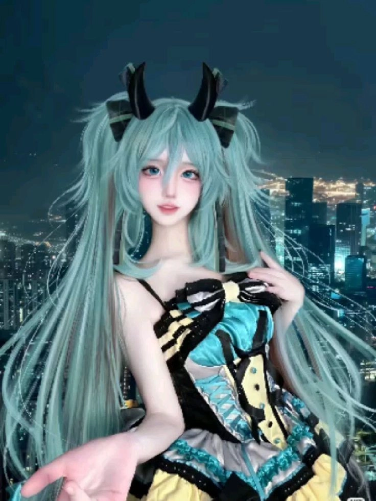 gái xinh cosplay nhân vật anime tóc ngắn cá tính 
