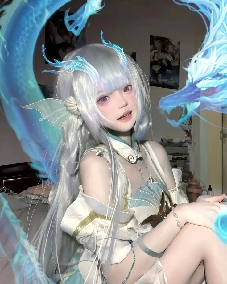gái xinh cosplay anime với lens mắt đặc biệt 