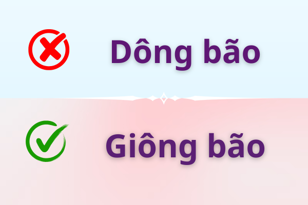 Giông bão hay dông bão