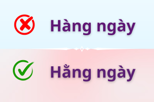 Hằng ngày hay Hàng ngày