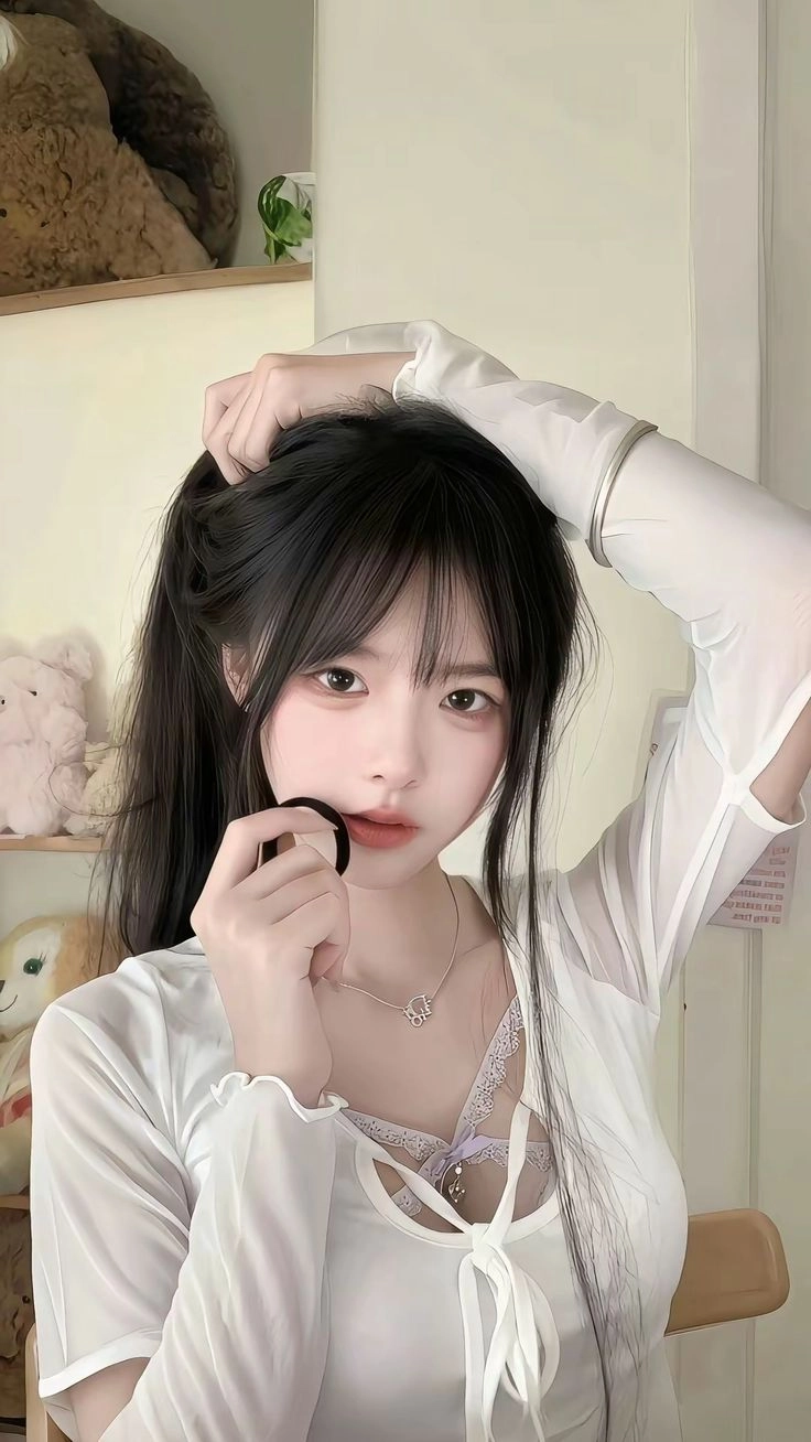 hình nền gái xinh 4k mặt baby 