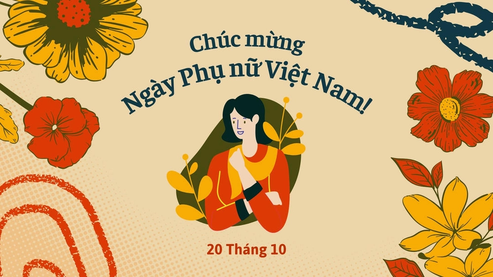 nền powerpoint 20/10 nhẹ nhàng, nữ tính 