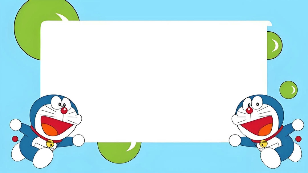 background hình nền PowerPoint Doraemon cho học sinh 