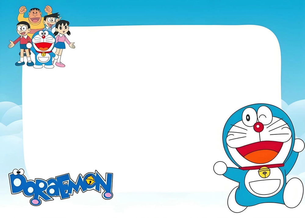 PowerPoint Doraemon slide background anime nổi tiếng 